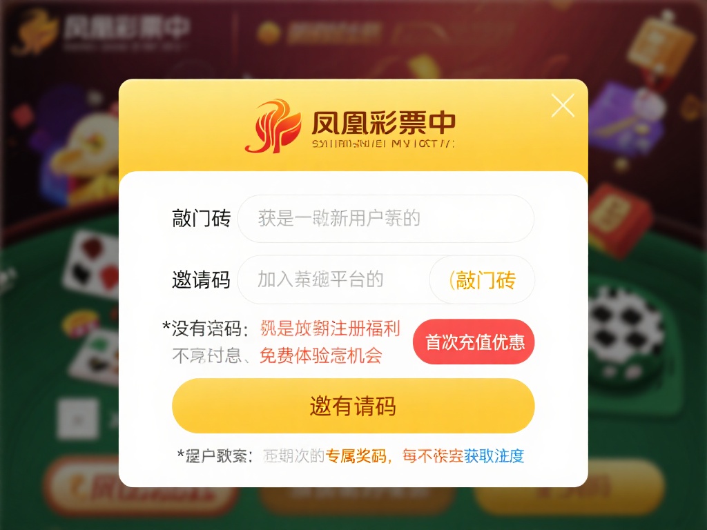 谁有凤凰彩票注册邀请码?快来获取最新邀请码加入吧! (谁有凤凰彩票注册邀请码?速来领取最新码加入我们吧!) 对于新用户来说,邀请码往往是加入某些平台的“敲门砖